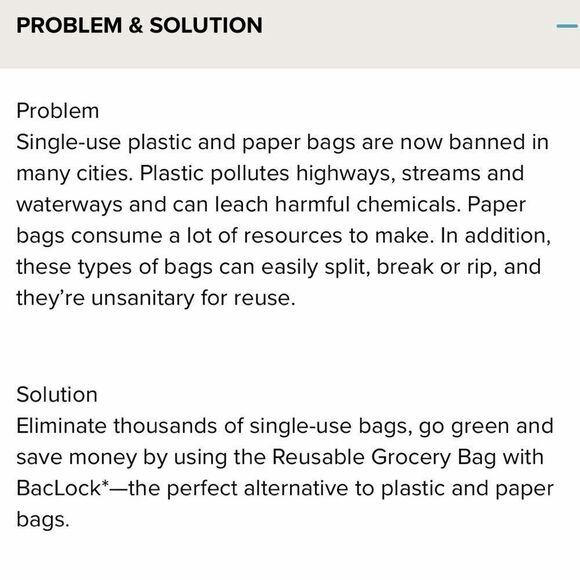 Norwex Reusable Grocery Bag with BacLock Set of 3 NWOT - Picture 7 of 10